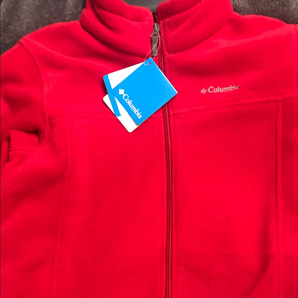 NWT Columbia fleece zip up jacket